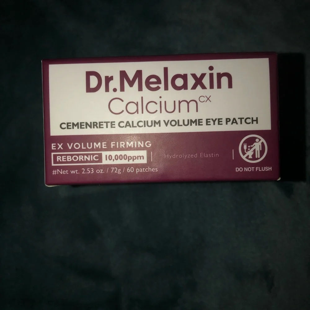 Dr. Melaxin Calcium CX Eye Patch - Pink & White Box